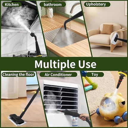 15 in 1 Portable Steam Cleaner 1200W – 300KPA Steam Pressure – 350ml Tank Capacity – 120℃ Temperature